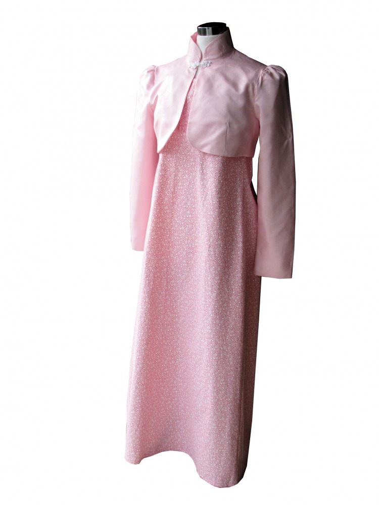 Ladies 19th Century Jane Austen Regency Day Costume Size 12 - 14 Image